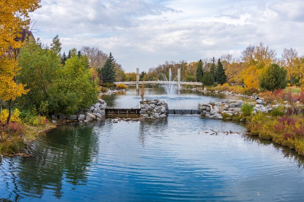 Prince's Island Scenic Running Paths in Calgary