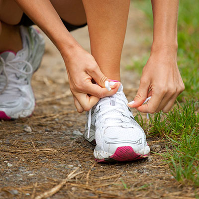 Running shoe laces