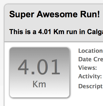 Run My Route - Distance and Weight