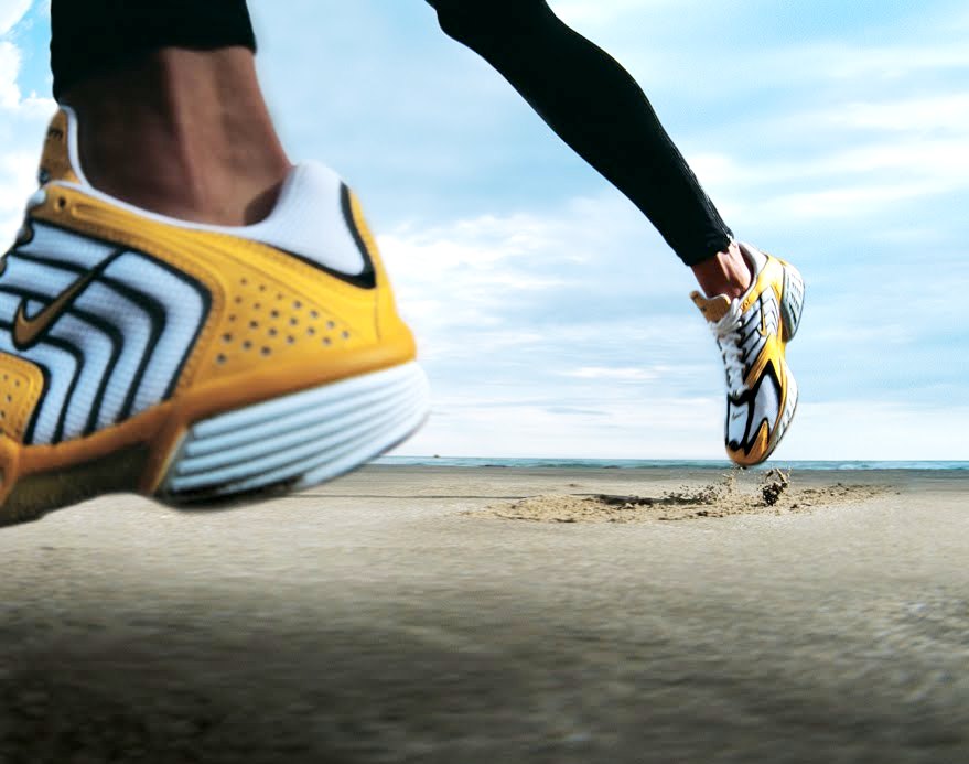 Running in the sand