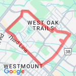 Quick loop 5km walk. route map