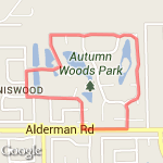 Middle Loop route map