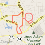 Bonnie3.1mile route map