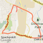 Big circle route map