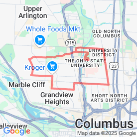 Run My Route - Running Map Columbus Marathon 10M Upper