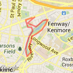 Emerald Necklace 1 Loop route map