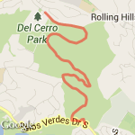 PV Trail Run #1 route map