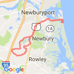 Plum island and weathers field route map