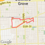 long way on lee route map