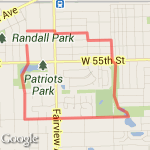 Twin lakes route map