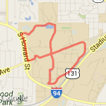Figure 8 on Campus route map