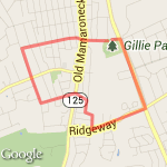 3 mile route route map