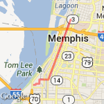 Main Street route map