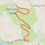 PV Trail Run #1 route map