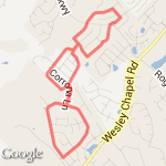 Katie's 4mile Loop route map