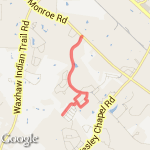 Brandon Oaks route map