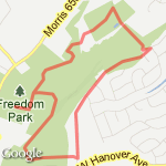 Freedom Park Loop route map
