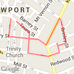 Quick Mile route map