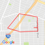 3.0 MIles walking route map