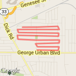 My Daily run route map