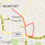 One Mile to Memorial route map