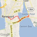Three Mile Run to Wave Ave route map