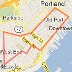 Big loop from gray street route map