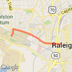 Downtown Run route map