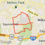 6.5 mile loop route map