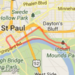 5 Mile Mounds route map