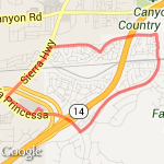 Apartment Run route map