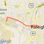 Downtown Run Extension route map