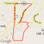 Red box run route map