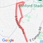 Brumby Running Club Meet 1 route map