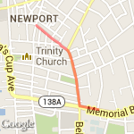 running home from my run route map