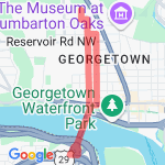 Key Bridge Crossing route map