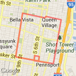 south philly loop route map