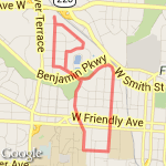 3.5 Mile Loop route map