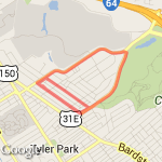 For Traffice Times route map