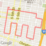 Catherine-Bainbridge route map