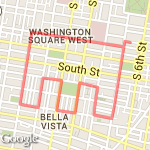 Catherine-Bainbridge West route map