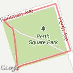 Perth Park route map