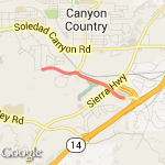 24hour fitness to Rainbow Glen Dr route map