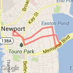 two miles up old beaCh road half a mile Cool down home route map