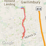 Wed, Sept 25 route map