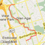 Terry Fox Run route map