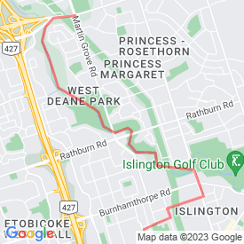 Terry Fox Run - 6.00 Km route in toronto ontario