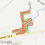 St Mary's Golf route map