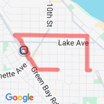 Farmers' Market route map