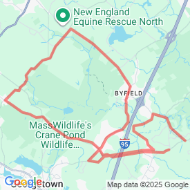 Middle and main - 25.88 Km route in Newburyport